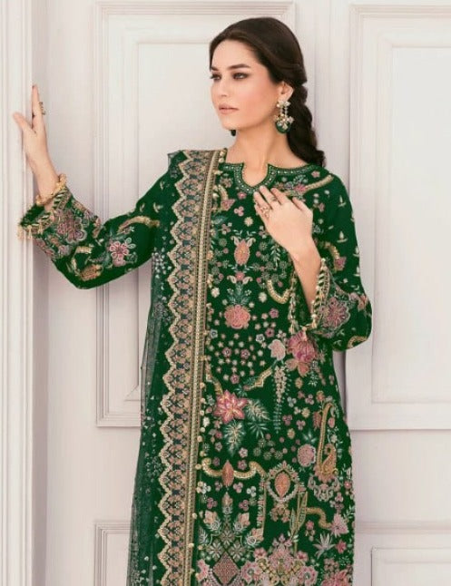 Stitched Party Wear 3-Piece Set