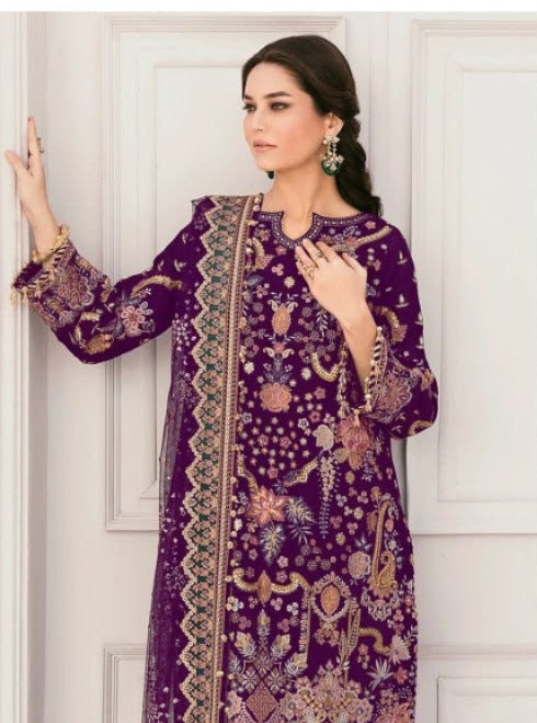 Stitched Party Wear 3-Piece Set