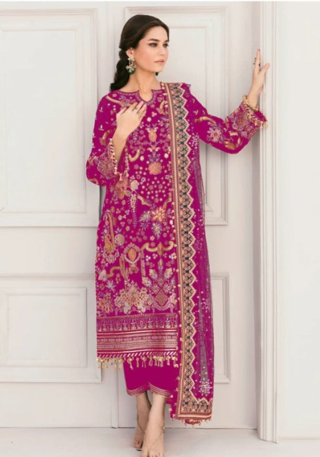 Stitched Party Wear 3-Piece Set