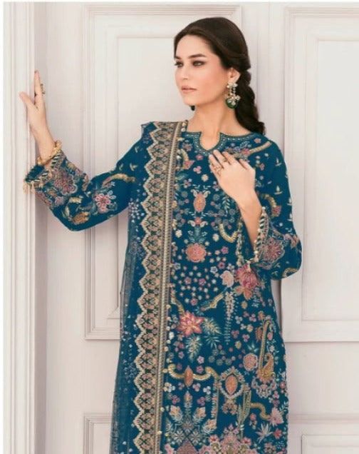Stitched Party Wear 3-Piece Set