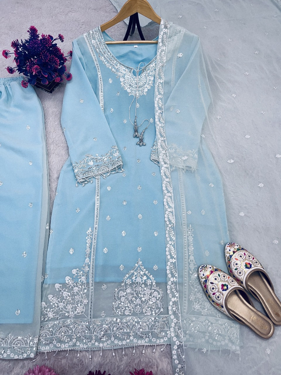 Premium Designer Georgette Set