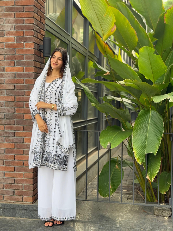 Festival Glow Georgette Ensemble