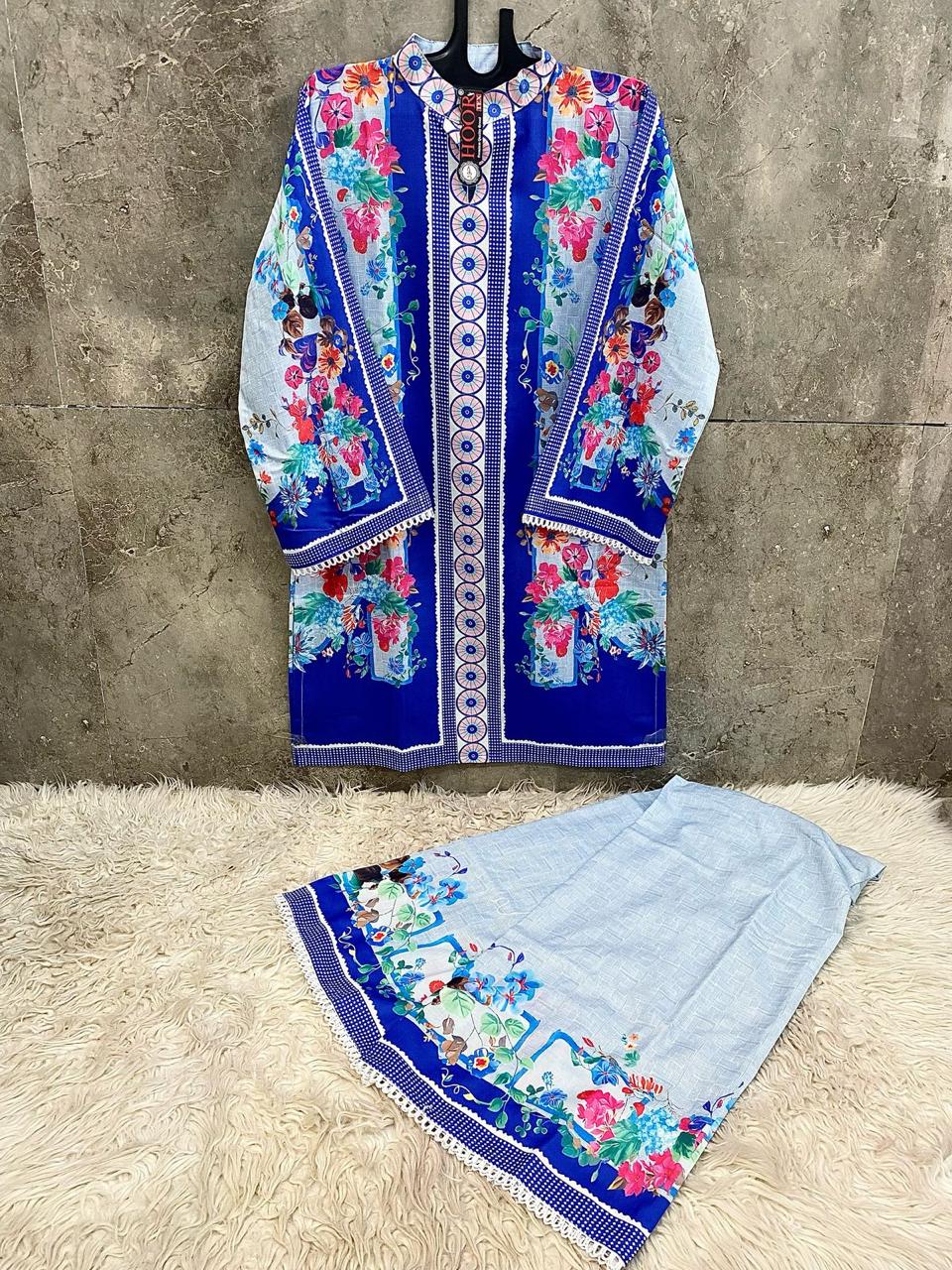 Printed Cotton Cord Set