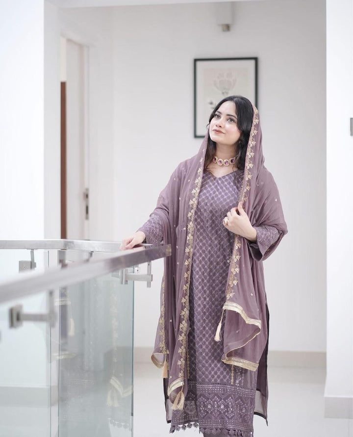 Georgette Grace Set – Embroidered Edition