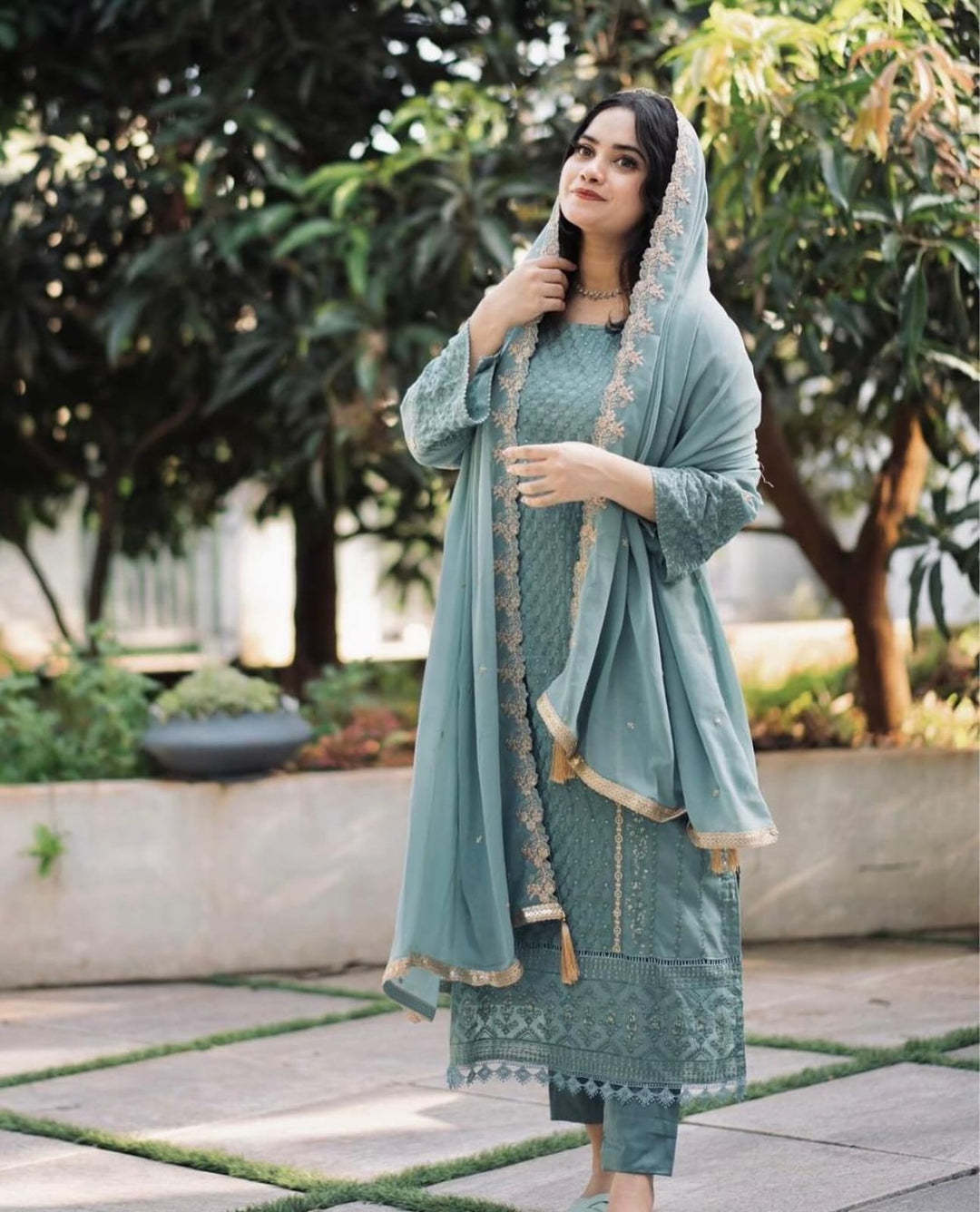 Georgette Grace Set – Embroidered Edition