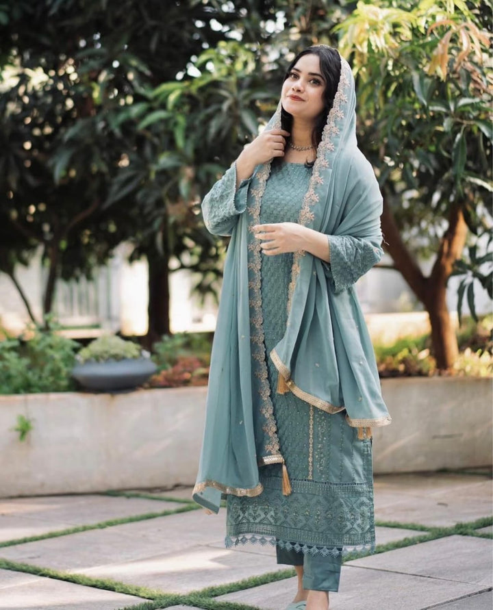Georgette Grace Set – Embroidered Edition