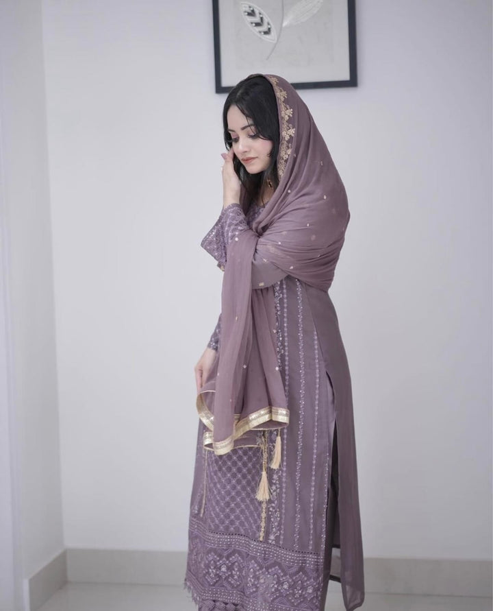 Georgette Grace Set – Embroidered Edition
