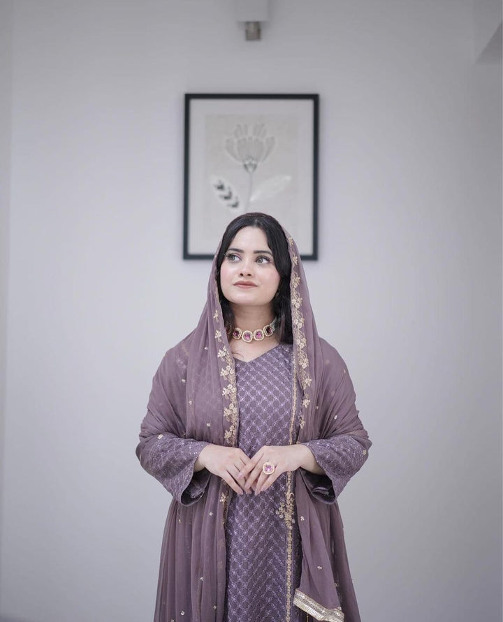 Georgette Grace Set – Embroidered Edition