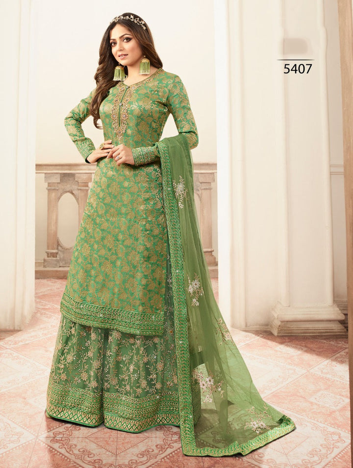 Jacquard Sparkle Set – Plazo Style Edition