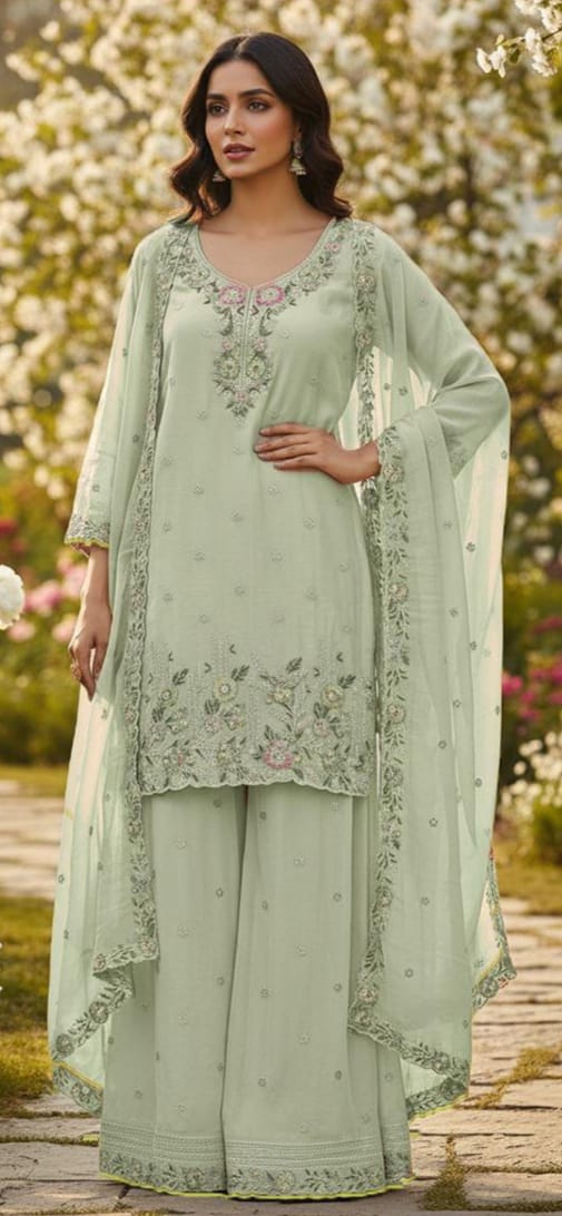 Heavy Chiffon 3-Piece Suit