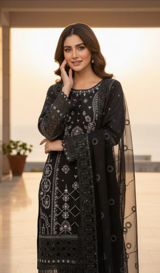 Ready-to-Wear Organza Suit Set