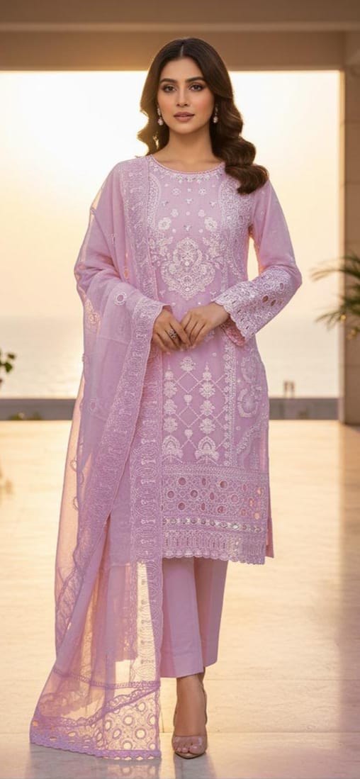 Ready-to-Wear Organza Suit Set