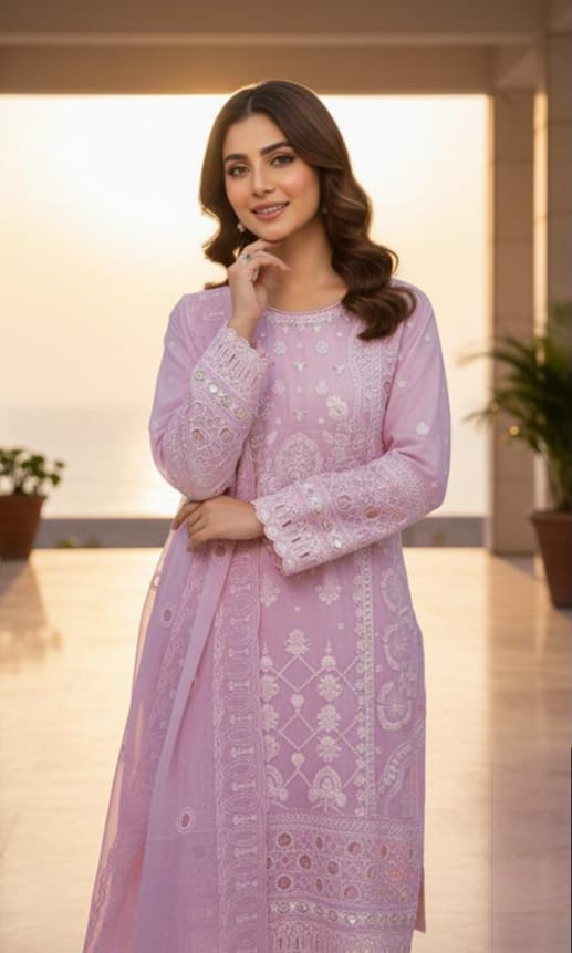 Ready-to-Wear Organza Suit Set