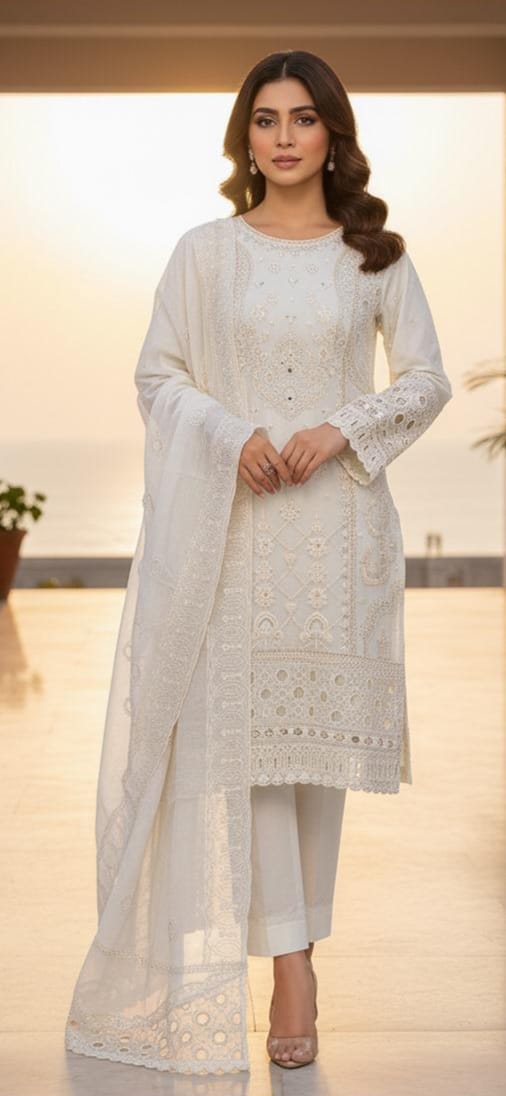 Ready-to-Wear Organza Suit Set