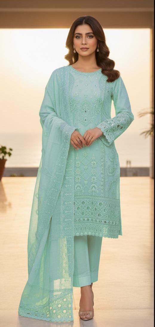 Ready-to-Wear Organza Suit Set