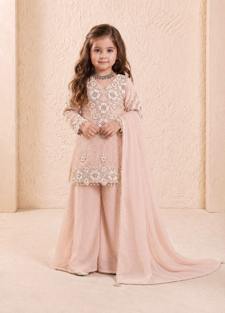 Party Wear Look Top Palazzo & Dupatta Set for Kids