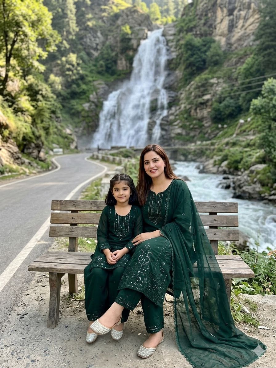Mother Daughter Twinning – TOP, PLAZZO & DUPPATA