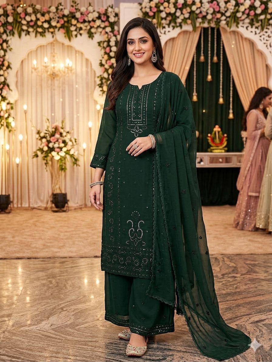 Mother Daughter Twinning – TOP, PLAZZO & DUPPATA