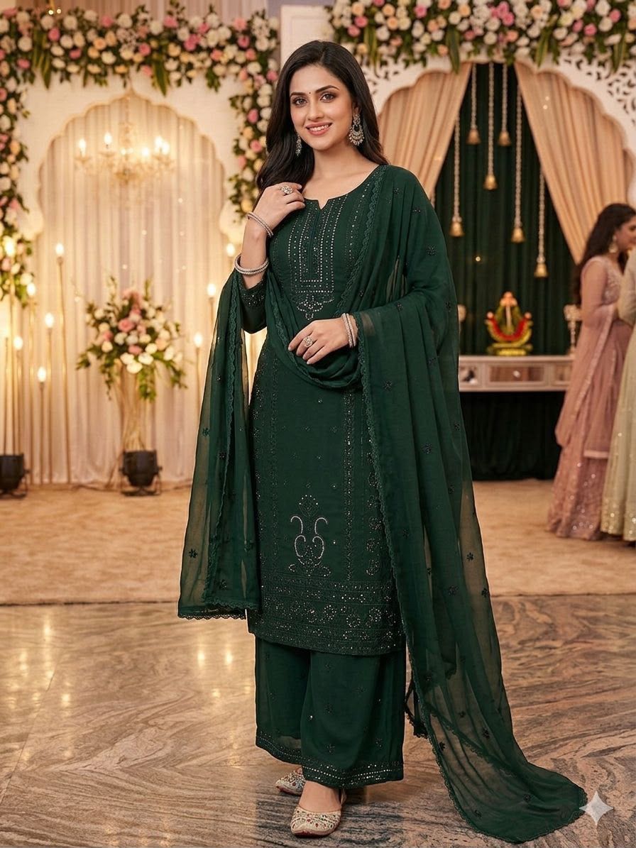 Mother Daughter Twinning – TOP, PLAZZO & DUPPATA