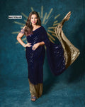 Georgette Cutwork Lace Border Saree
