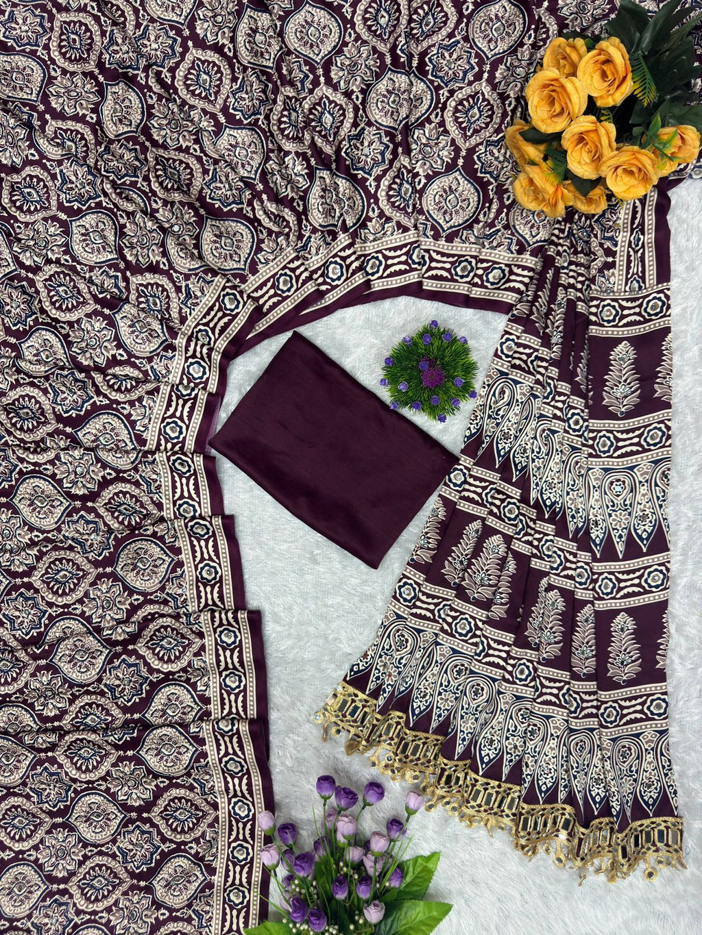 Pure Arjakh Sartin Silk saree