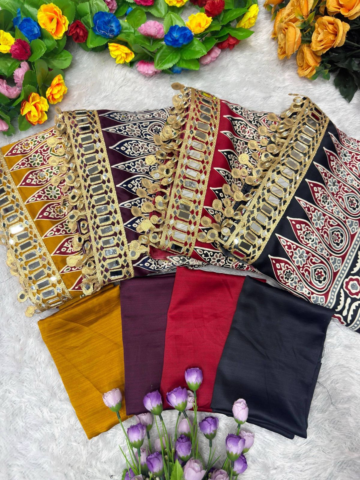 Pure Arjakh Sartin Silk saree
