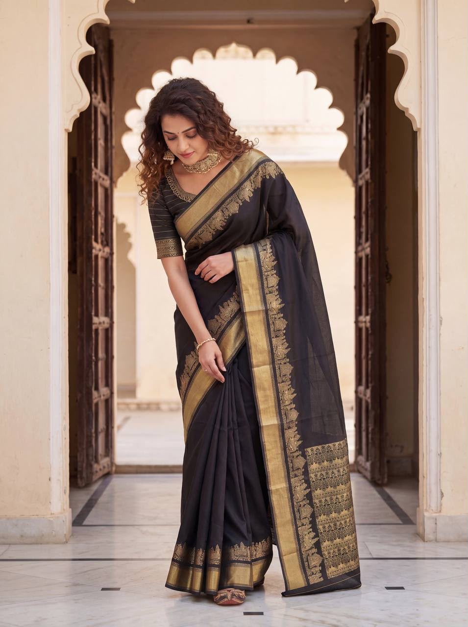 Banarasi Saree Lichi Silk
