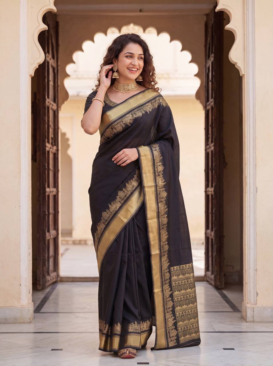 Banarasi Saree Lichi Silk