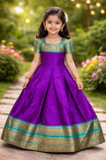 SOFT LICHI gown dupatta