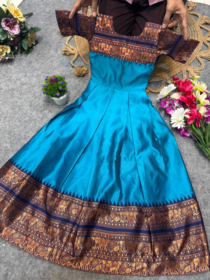 SOFT LICHI gown dupatta