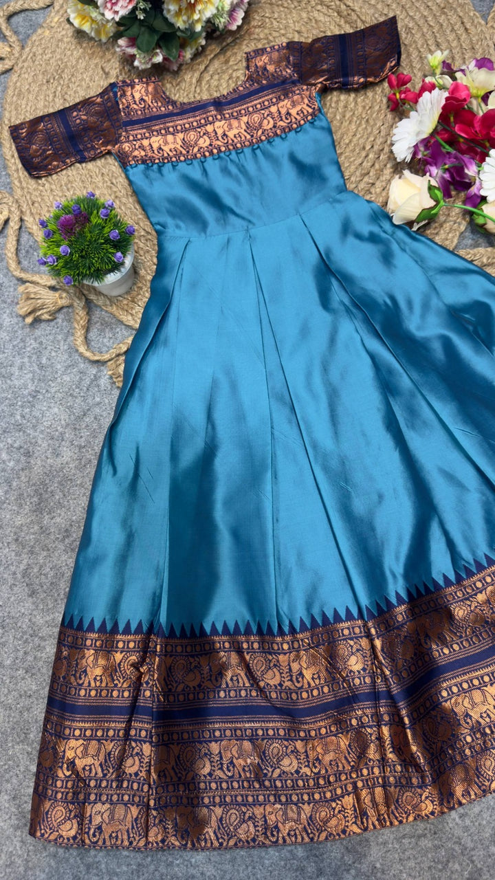 SOFT LICHI gown dupatta