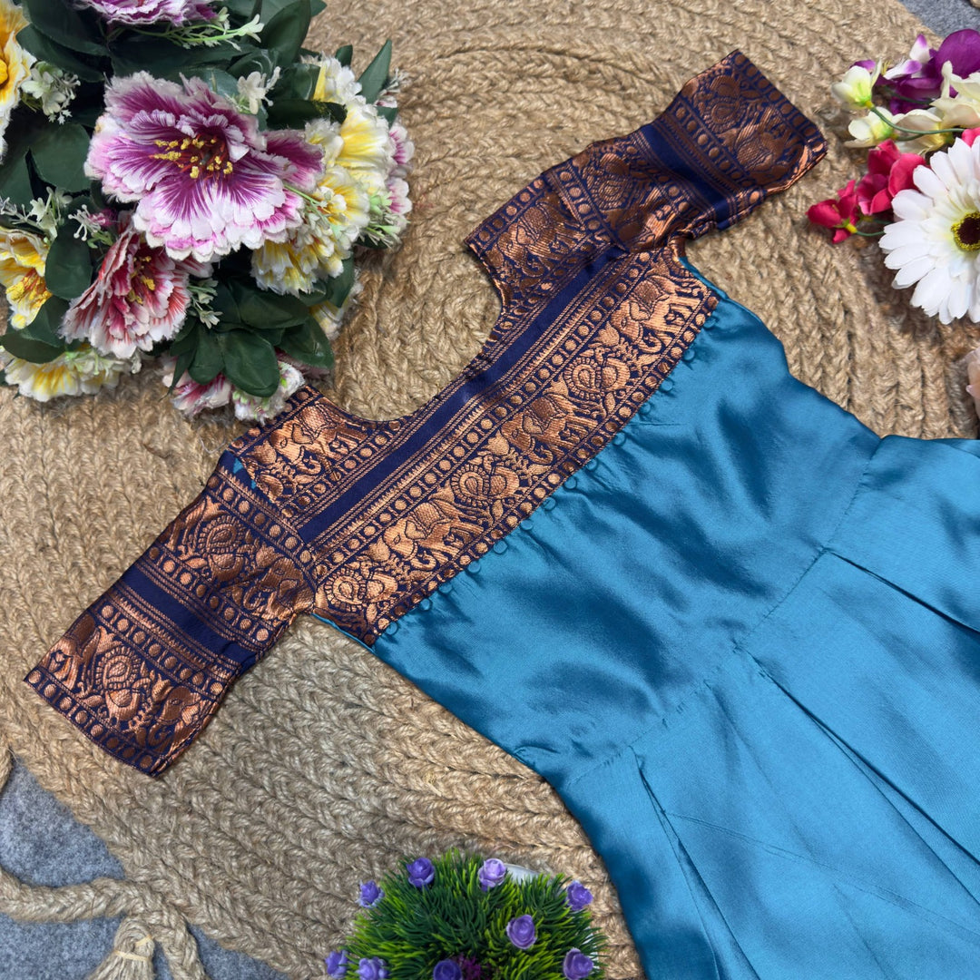 SOFT LICHI gown dupatta