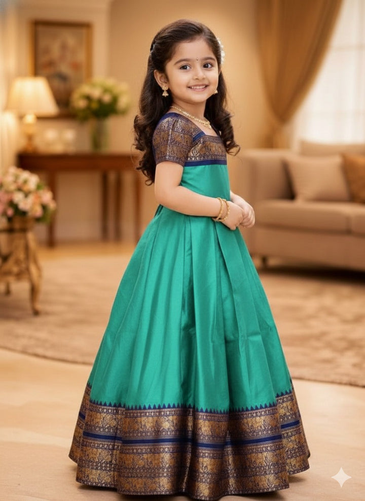 SOFT LICHI gown dupatta