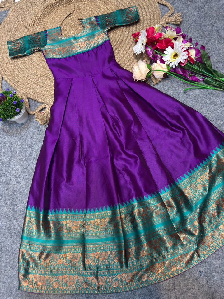 SOFT LICHI gown dupatta