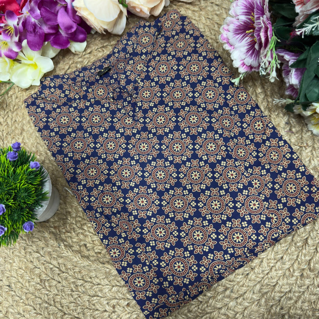 Ajrak Print Short Kurti