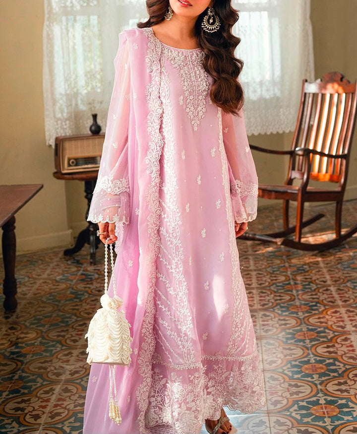 Chiffon 3-Piece Suit with Embroidered Neckline &amp; Chiffon Dupatta | Ready to Wear