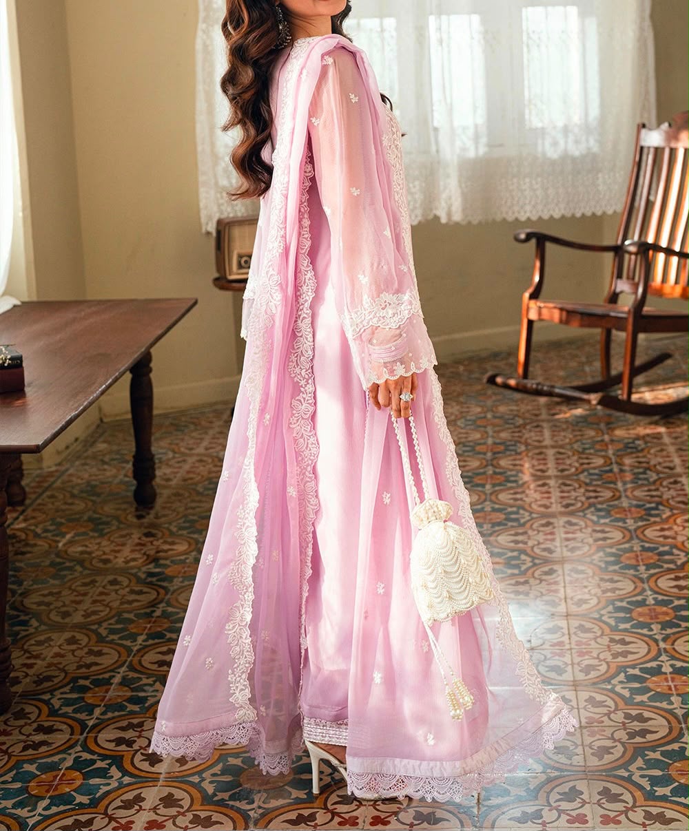 Chiffon 3-Piece Suit with Embroidered Neckline &amp; Chiffon Dupatta | Ready to Wear