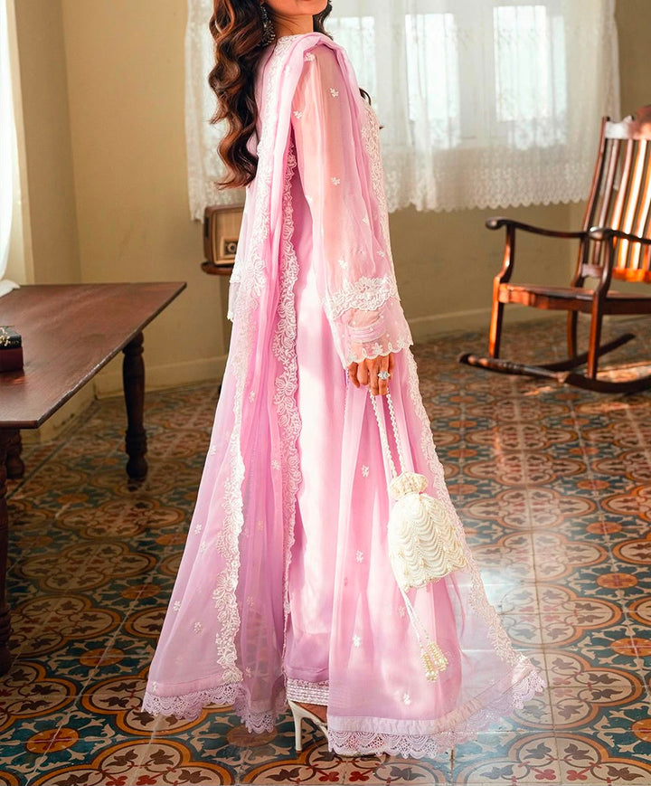 Chiffon 3-Piece Suit with Embroidered Neckline &amp; Chiffon Dupatta | Ready to Wear