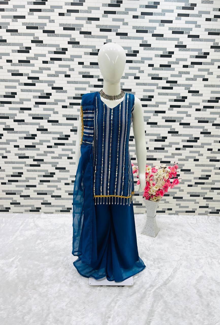 Stitched 3 Piece Suit For Kids