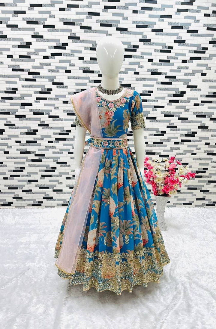 2 Piece Heavy Fox Georgette Gown With Dupatta