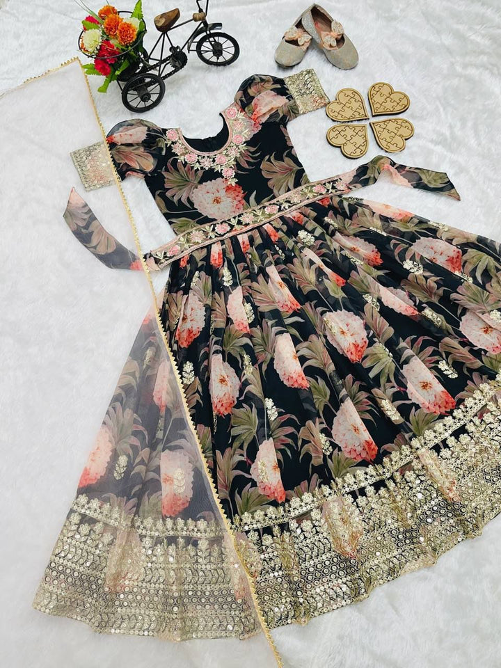 2 Piece Heavy Fox Georgette Gown With Dupatta