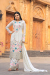 Stylish 3-Piece Set with Dupatta and Bottom