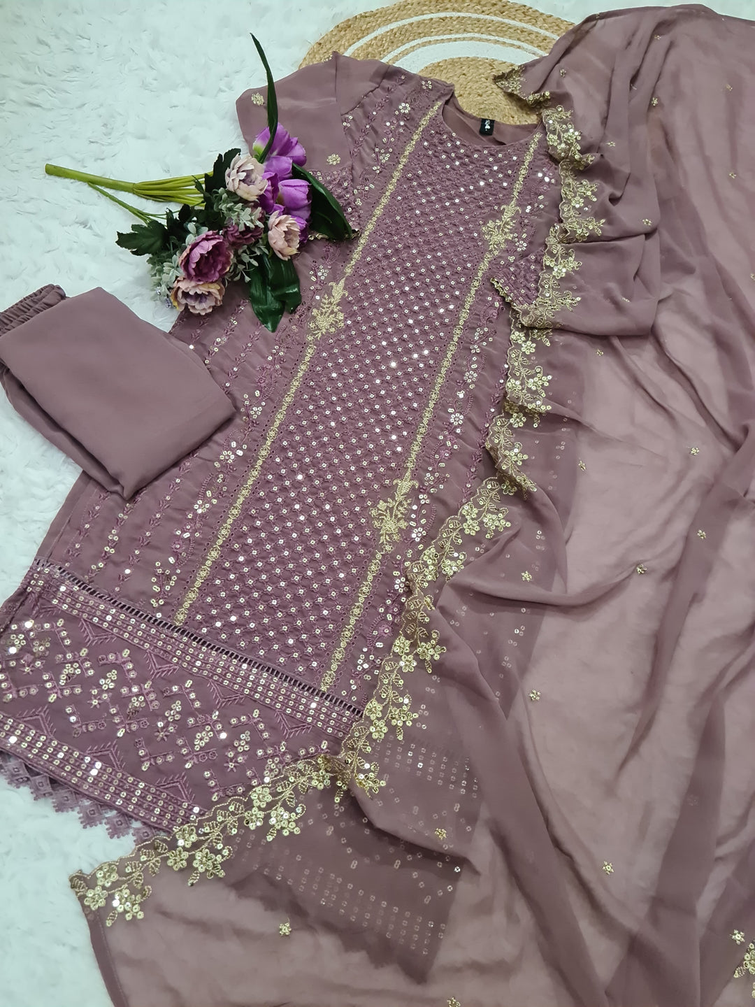 Georgette Grace Set – Embroidered Edition