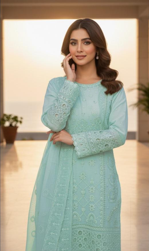 Ready-to-Wear Organza Suit Set