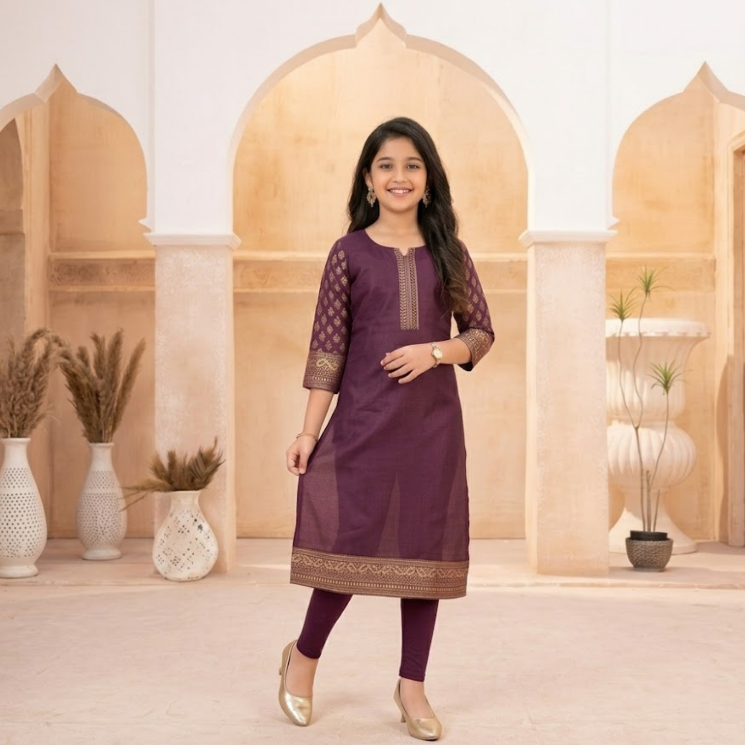 Stylish Cotton Kurti for Kids