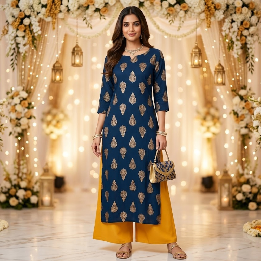 Printed ReadyMade 2PCS  Suit For Women  002