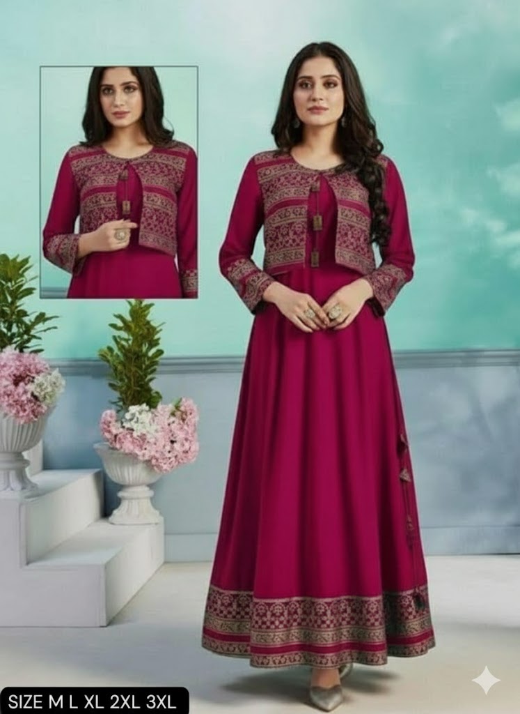 Stunning Rayon Cot Gown For Women