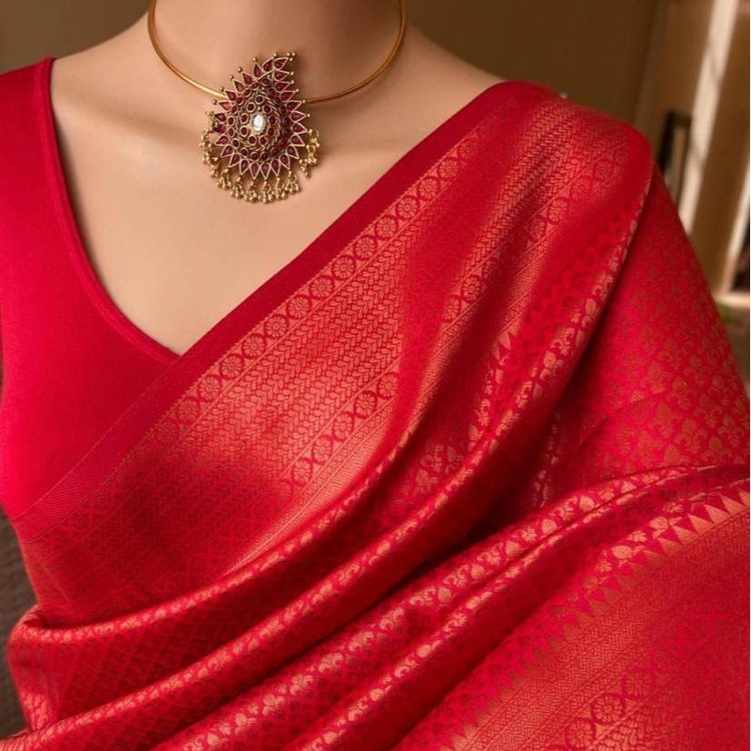 Elegant Banarasi Silk Saree For Women