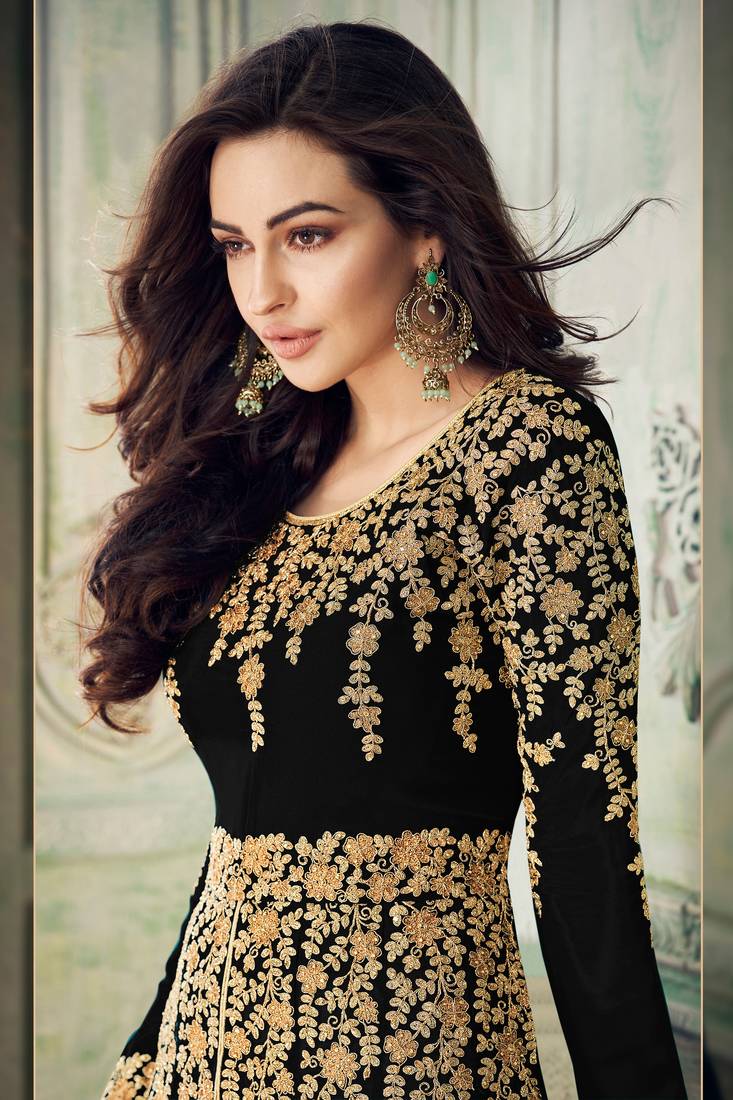 Faux Georgette Designer Anarkali Suit