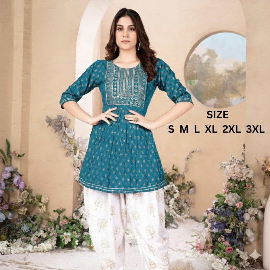 Beautiful Printed 2Pcs  Set Collection For Women